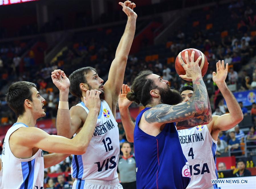 (SP)CHINA-DONGGUAN-BASKETBALL-FIBA WORLD CUP-QUARTER FINAL-ARGENTINA VS SERBIA (CN)