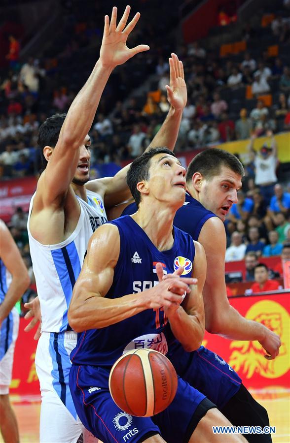 (SP)CHINA-DONGGUAN-BASKETBALL-FIBA WORLD CUP-QUARTER FINAL-ARGENTINA VS SERBIA (CN)