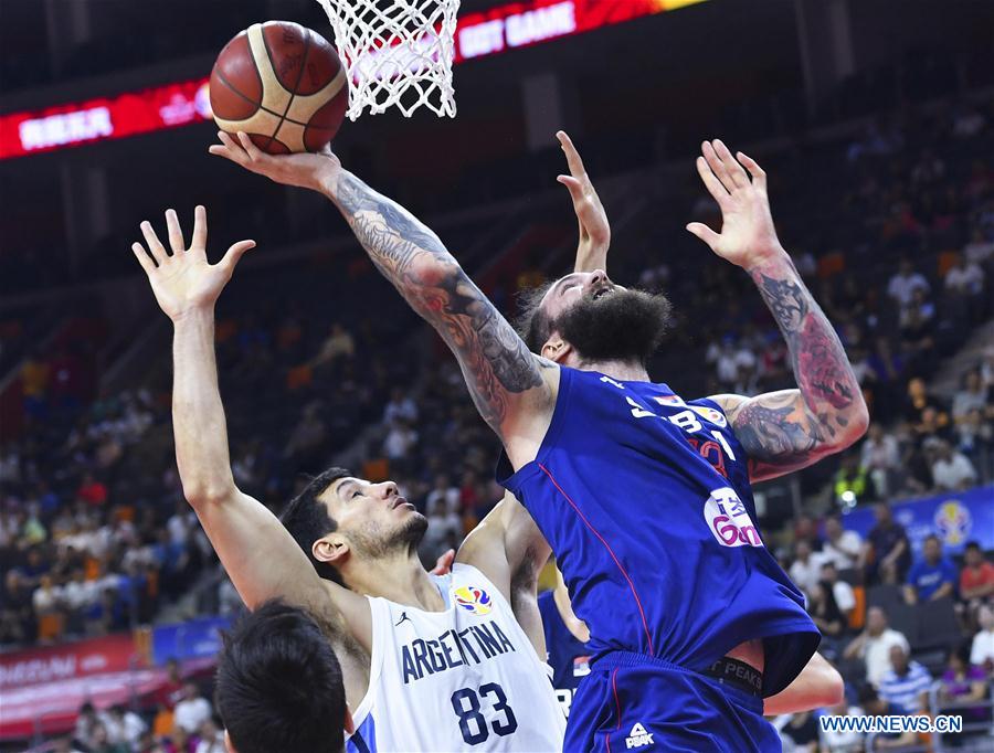 (SP)CHINA-DONGGUAN-BASKETBALL-FIBA WORLD CUP-QUARTER FINAL-ARGENTINA VS SERBIA (CN)