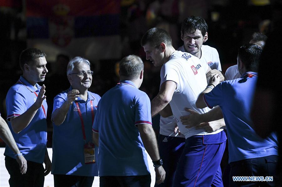 (SP)CHINA-DONGGUAN-BASKETBALL-FIBA WORLD CUP-QUARTER FINAL-ARGENTINA VS SERBIA (CN)