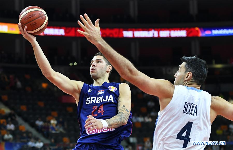 (SP)CHINA-DONGGUAN-BASKETBALL-FIBA WORLD CUP-QUARTER FINAL-ARGENTINA VS SERBIA (CN)