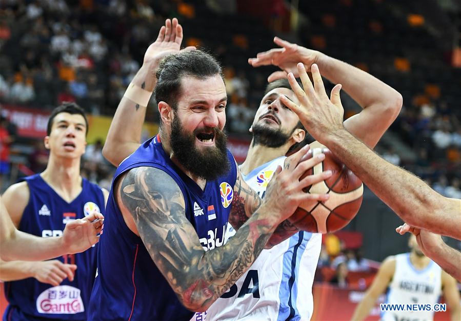 (SP)CHINA-DONGGUAN-BASKETBALL-FIBA WORLD CUP-QUARTER FINAL-ARGENTINA VS SERBIA (CN)
