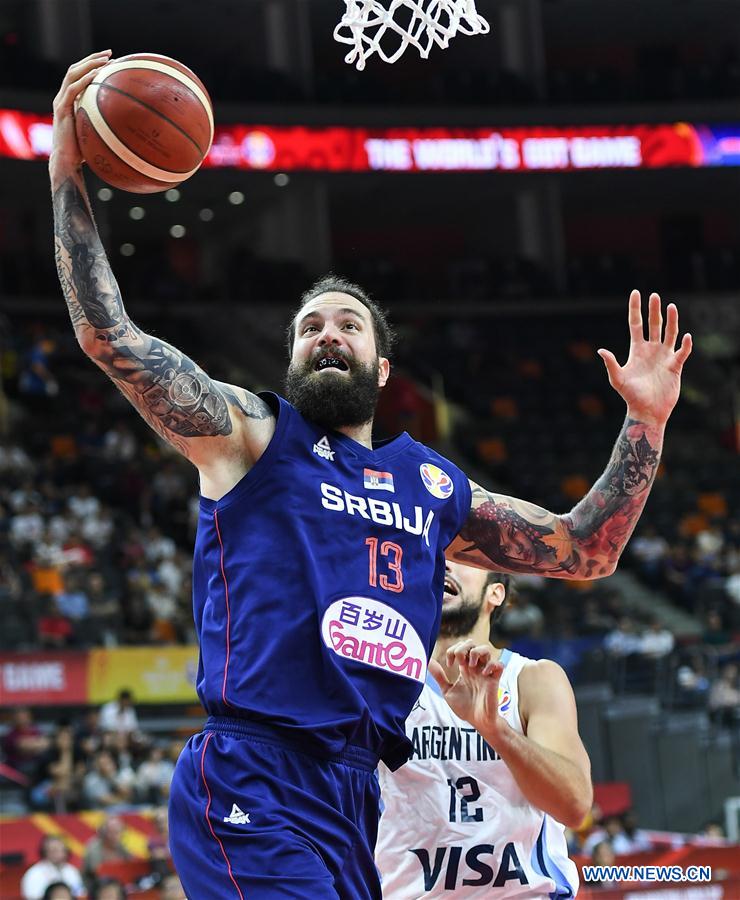 (SP)CHINA-DONGGUAN-BASKETBALL-FIBA WORLD CUP-QUARTER FINAL-ARGENTINA VS SERBIA (CN)