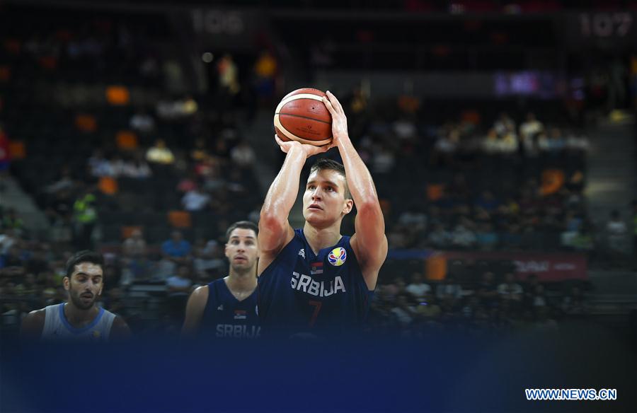 (SP)CHINA-DONGGUAN-BASKETBALL-FIBA WORLD CUP-QUARTER FINAL-ARGENTINA VS SERBIA (CN)