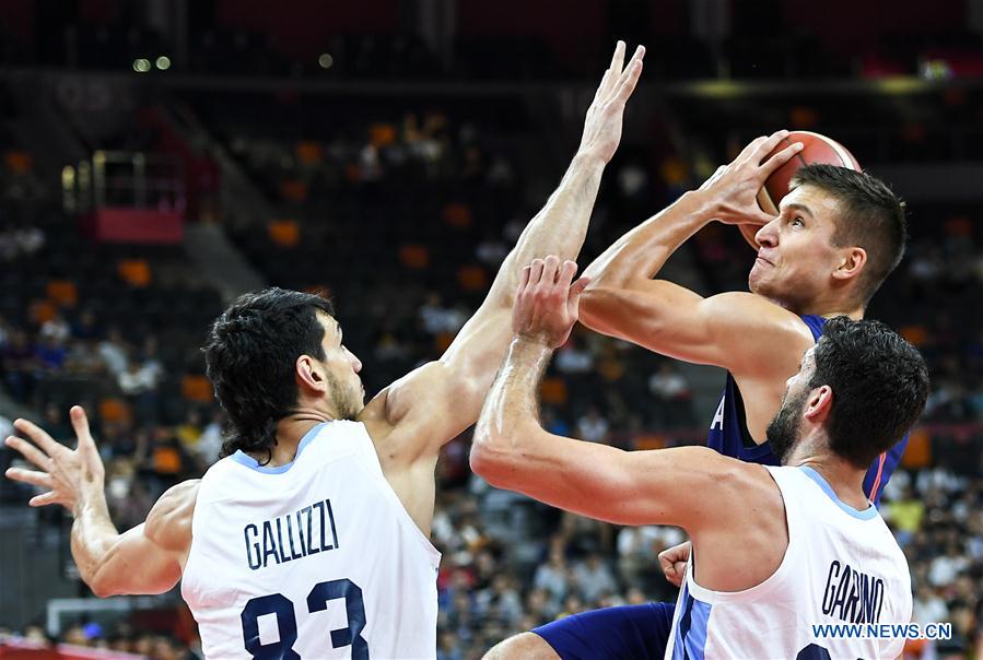 (SP)CHINA-DONGGUAN-BASKETBALL-FIBA WORLD CUP-QUARTER FINAL-ARGENTINA VS SERBIA (CN)