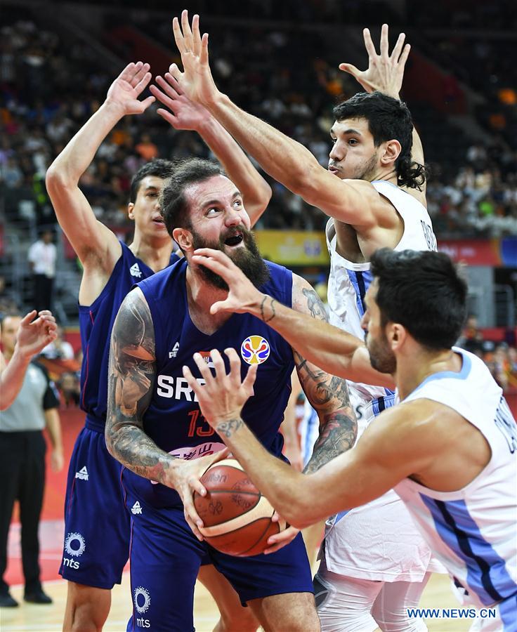 (SP)CHINA-DONGGUAN-BASKETBALL-FIBA WORLD CUP-QUARTER FINAL-ARGENTINA VS SERBIA (CN)