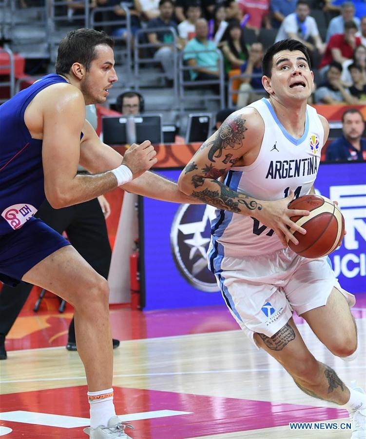 (SP)CHINA-DONGGUAN-BASKETBALL-FIBA WORLD CUP-QUARTER FINAL-ARGENTINA VS SERBIA(CN)
