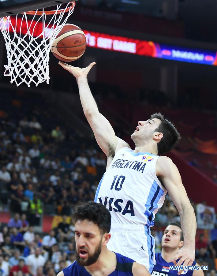 (SP)CHINA-DONGGUAN-BASKETBALL-FIBA WORLD CUP-QUARTER FINAL-ARGENTINA VS SERBIA(CN)