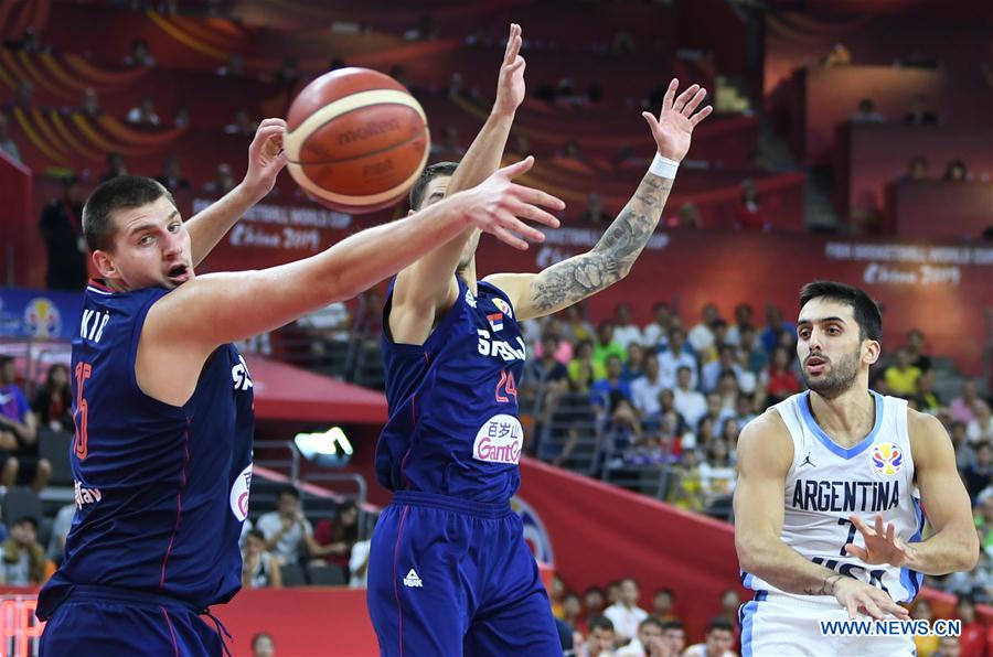 (SP)CHINA-DONGGUAN-BASKETBALL-FIBA WORLD CUP-QUARTER FINAL-ARGENTINA VS SERBIA(CN)