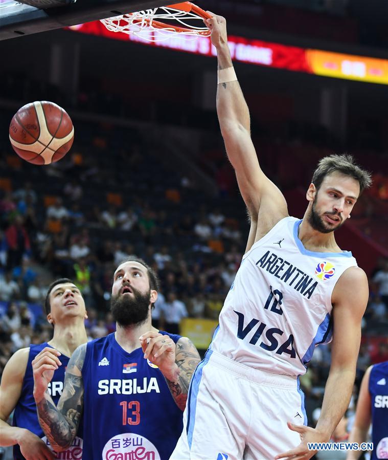 (SP)CHINA-DONGGUAN-BASKETBALL-FIBA WORLD CUP-QUARTER FINAL-ARGENTINA VS SERBIA(CN)