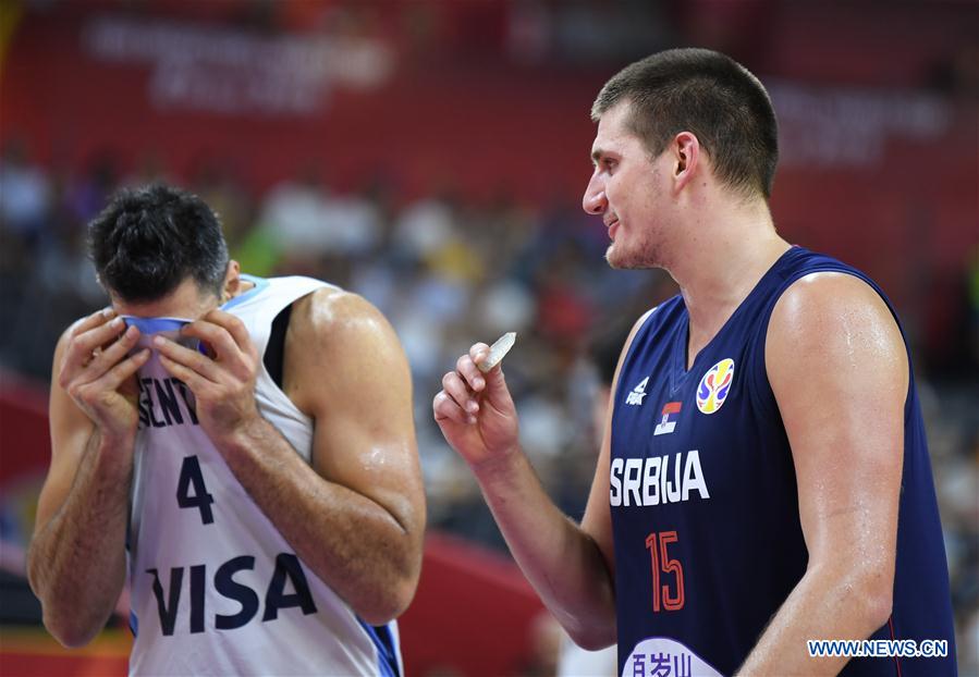 (SP)CHINA-DONGGUAN-BASKETBALL-FIBA WORLD CUP-QUARTER FINAL-ARGENTINA VS SERBIA(CN)