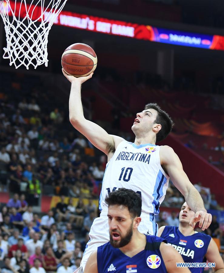 (SP)CHINA-DONGGUAN-BASKETBALL-FIBA WORLD CUP-QUARTER FINAL-ARGENTINA VS SERBIA(CN)