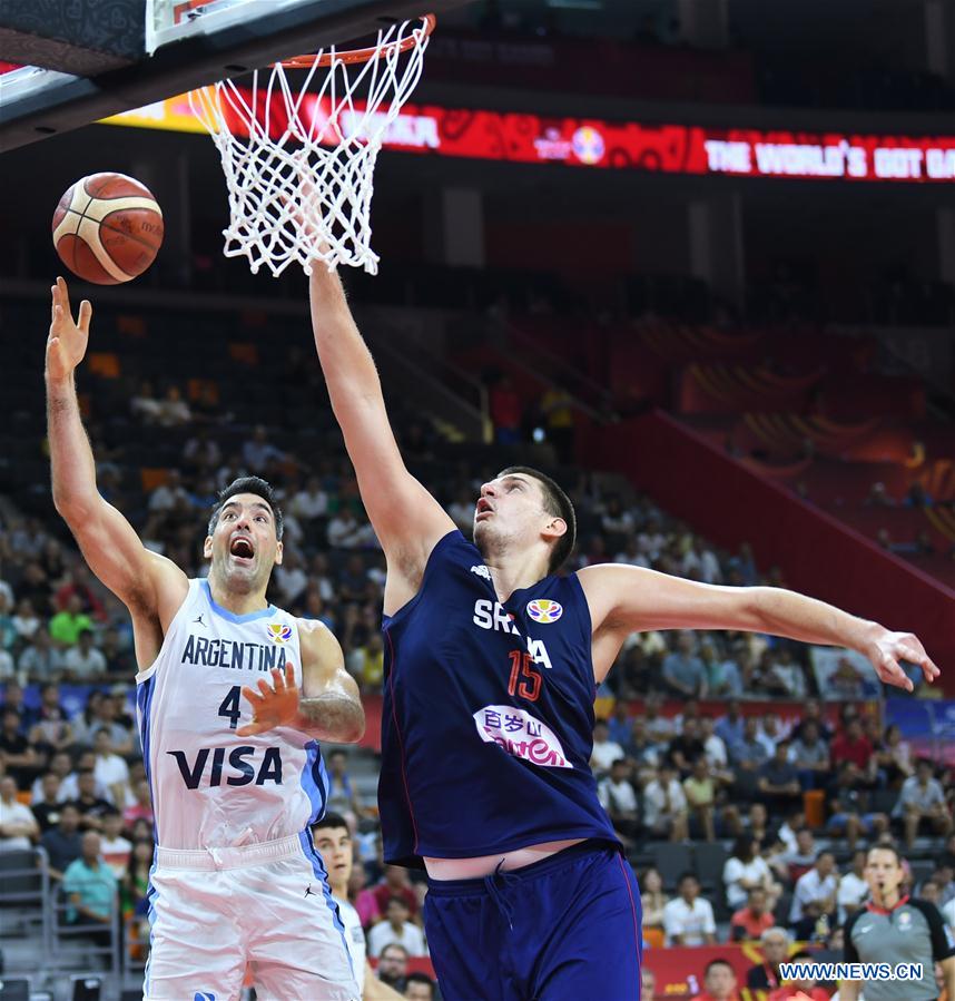 (SP)CHINA-DONGGUAN-BASKETBALL-FIBA WORLD CUP-QUARTER FINAL-ARGENTINA VS SERBIA(CN)