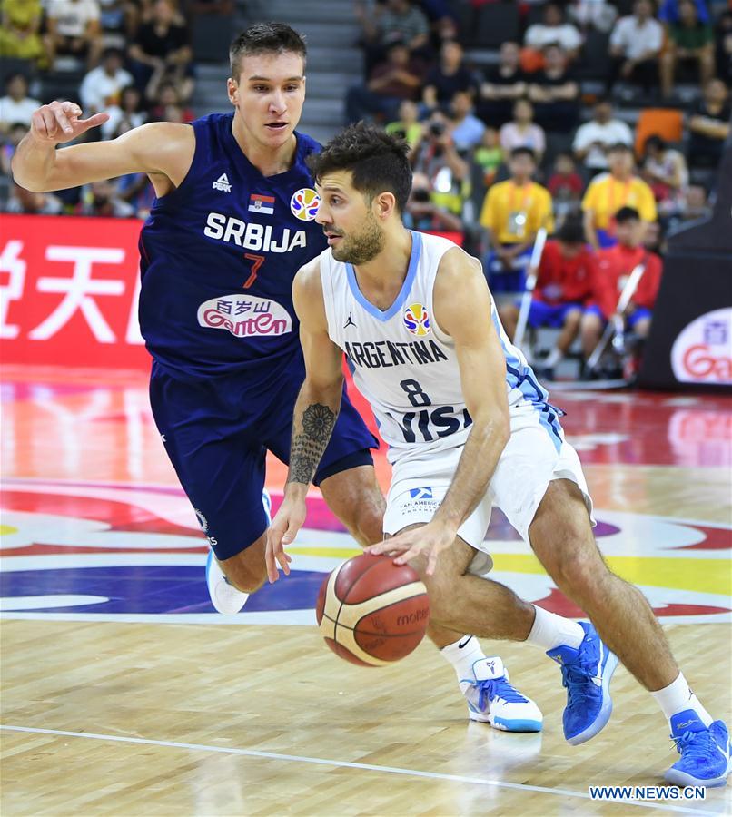 (SP)CHINA-DONGGUAN-BASKETBALL-FIBA WORLD CUP-QUARTER FINAL-ARGENTINA VS SERBIA(CN)