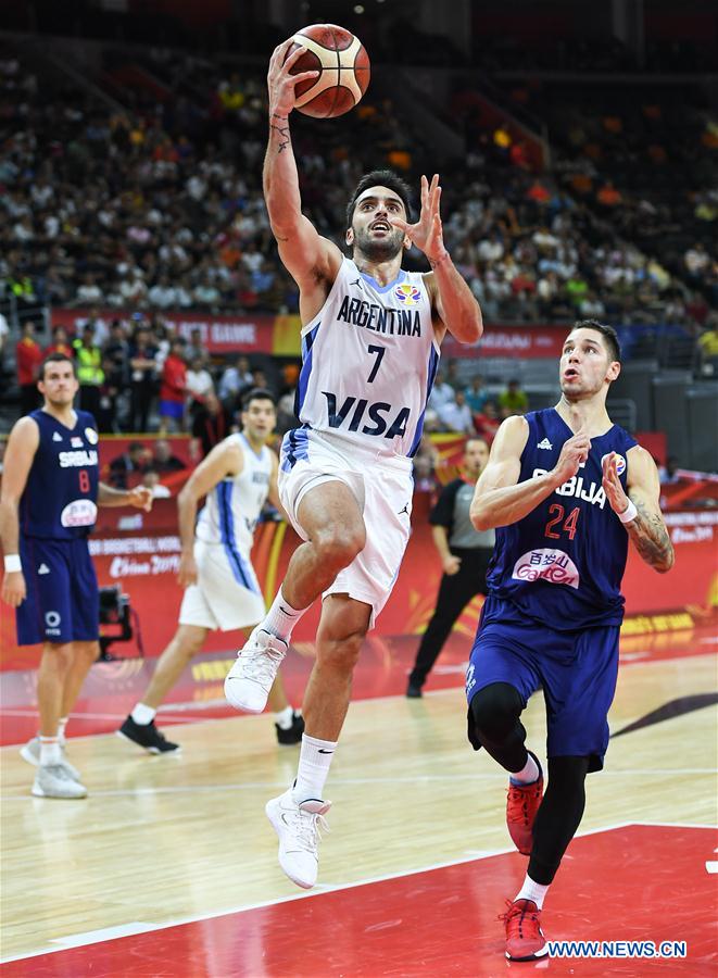 (SP)CHINA-DONGGUAN-BASKETBALL-FIBA WORLD CUP-QUARTER FINAL-ARGENTINA VS SERBIA (CN)