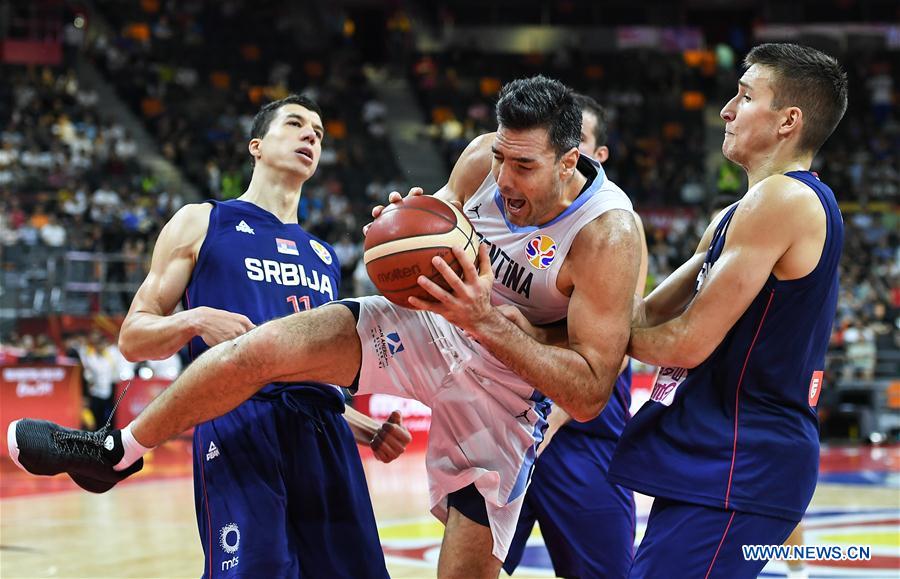 (SP)CHINA-DONGGUAN-BASKETBALL-FIBA WORLD CUP-QUARTER FINAL-ARGENTINA VS SERBIA (CN)
