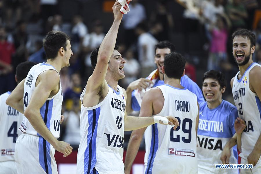 (SP)CHINA-DONGGUAN-BASKETBALL-FIBA WORLD CUP-QUARTER FINAL-ARGENTINA VS SERBIA (CN)