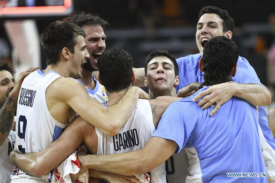 (SP)CHINA-DONGGUAN-BASKETBALL-FIBA WORLD CUP-QUARTER FINAL-ARGENTINA VS SERBIA (CN)