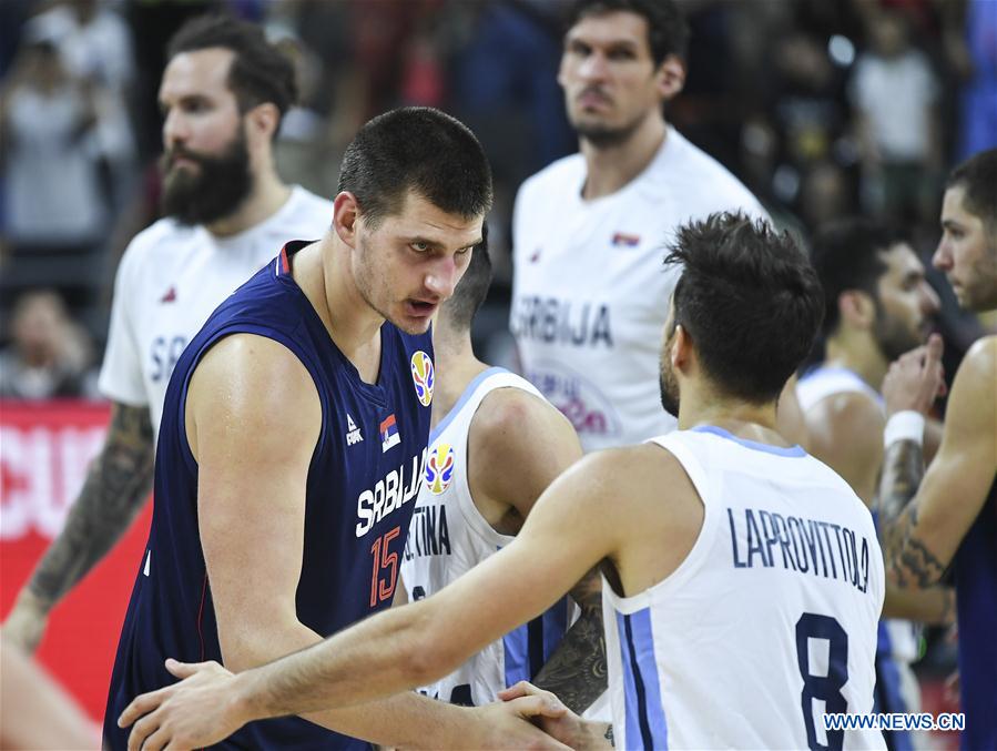(SP)CHINA-DONGGUAN-BASKETBALL-FIBA WORLD CUP-QUARTER FINAL-ARGENTINA VS SERBIA (CN)