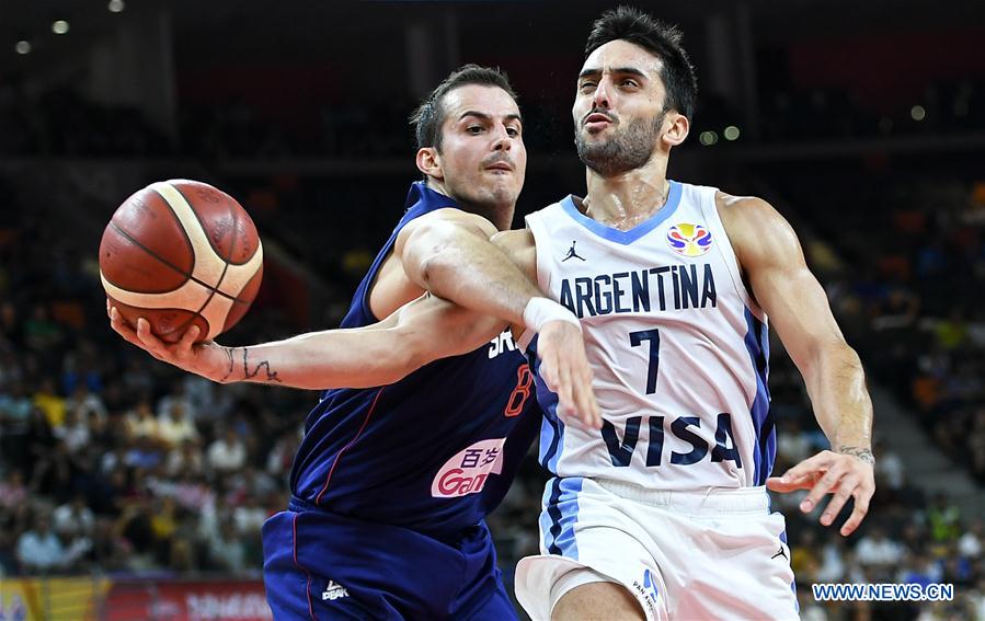 (SP)CHINA-DONGGUAN-BASKETBALL-FIBA WORLD CUP-QUARTER FINAL-ARGENTINA VS SERBIA(CN)