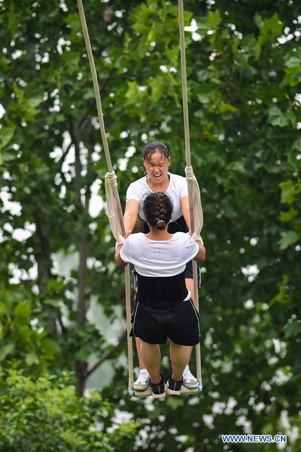 (SP)CHINA-ZHENGZHOU-NATIONAL TRADITIONAL GAMES OF ETHNIC MINORITIES-SWING(CN)