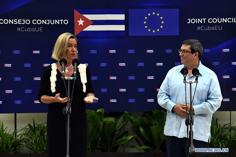 CUBA-HAVANA-EU-SECOND JOINT COUNCIL MEETING