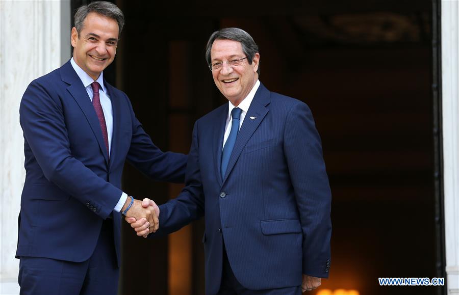 GREECE-ATHENS-PM-CYPRIOT PRESIDENT-MEETING