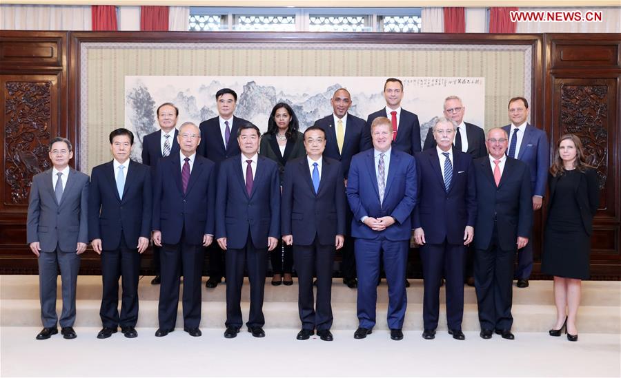 CHINA-BEIJING-LI KEQIANG-U.S. ENTREPRENEURS ON TRADE-MEETING (CN)