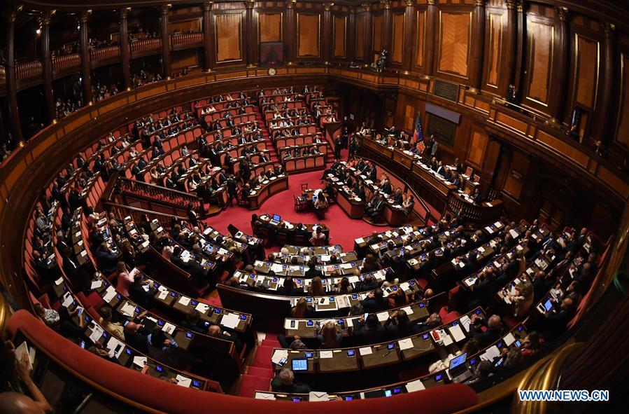 ITALY-ROME-SENATE-CONFIDENCE VOTE