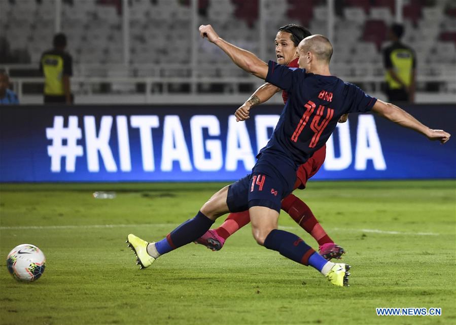(SP)INDONESIA-JAKARTA-SOCCER-FIFA WORLD CUP QUATAR 2022-QUALIFIER-INDONESIA VS THAILAND