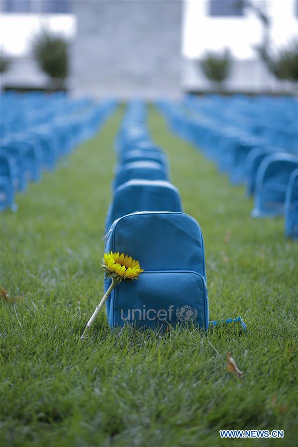 UN-UNICEF-INSTALLATION-CONFLICT-CHILDREN-DEATHS