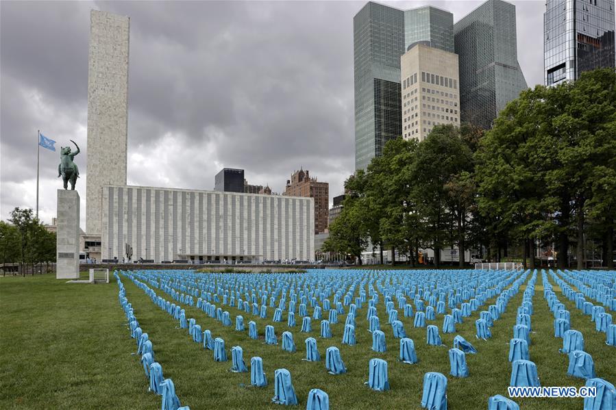 UN-UNICEF-INSTALLATION-CONFLICT-CHILDREN-DEATHS