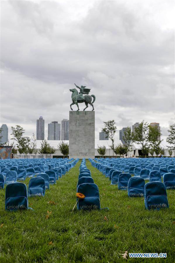 UN-UNICEF-INSTALLATION-CONFLICT-CHILDREN-DEATHS