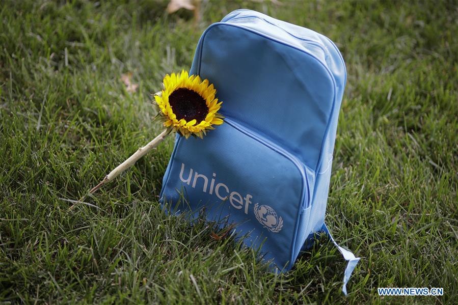 UN-UNICEF-INSTALLATION-CONFLICT-CHILDREN-DEATHS