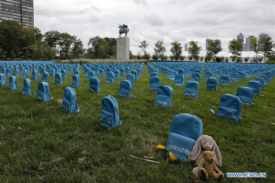 UN-UNICEF-INSTALLATION-CONFLICT-CHILDREN-DEATHS