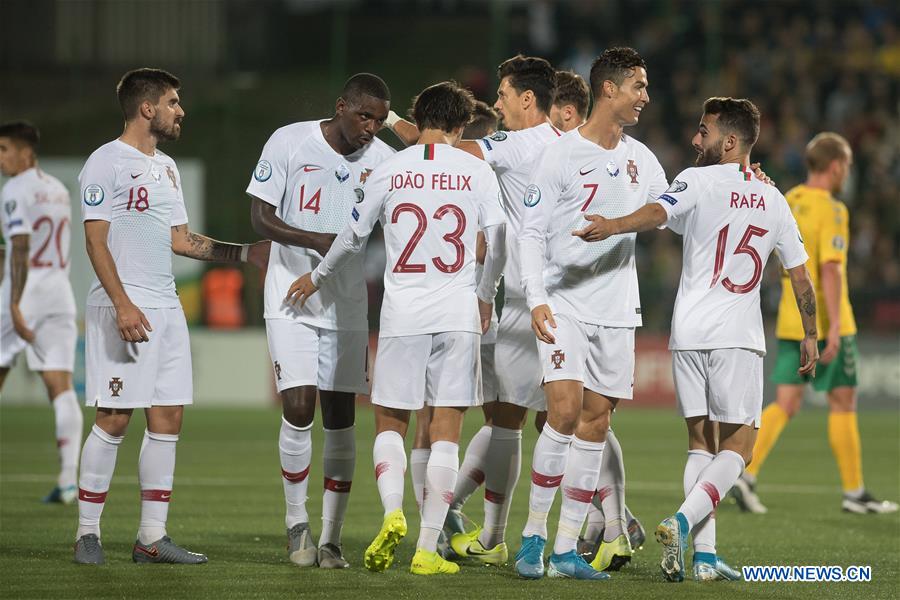 (SP)LITHUANIA-VILNIUS-SOCCER-UEFA EURO 2020 QUALIFYING MATCH-LITHUANIA VS PORTUGAL
