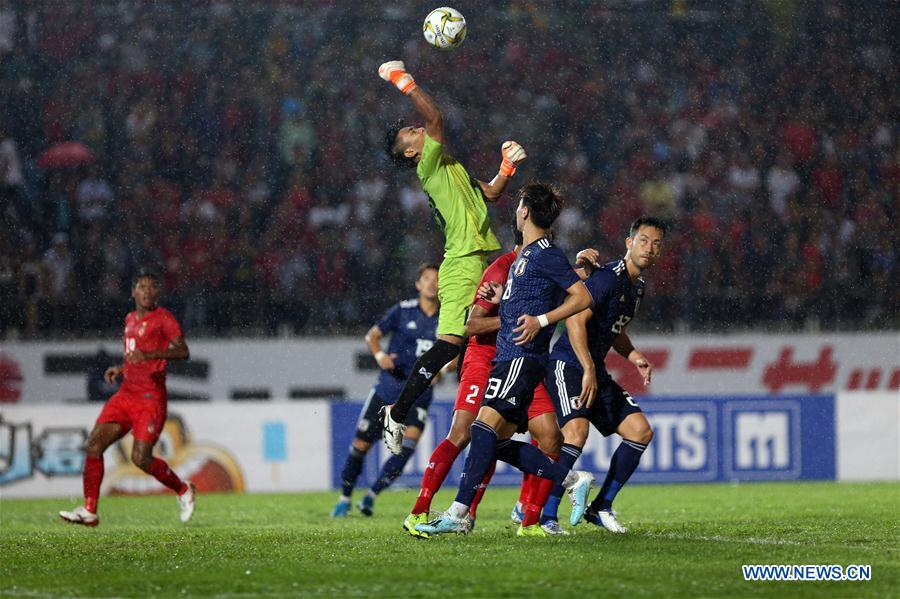 (SP)MYANMAR-YANGON-SOCCER-FIFA WORLD CUP QATAR 2022 AND AFC ASIAN CUP CHINA 2023 QUALIFIERS-MYANMAR VS JAPAN