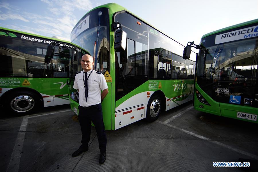 COLOMBIA-CHINA-ELECTRIC BUS-INAUGURATION
