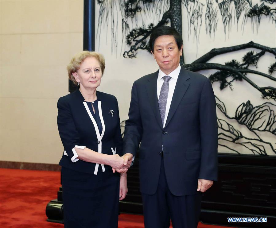 CHINA-BEIJING-LI ZHANSHU-MOLDOVAN PARLIAMENT PRESIDENT-MEETING (CN)