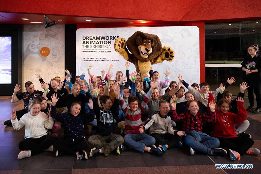 AUSTRALIA-CANBERRA-EXHIBITION-DREAMWORKS ANIMATION