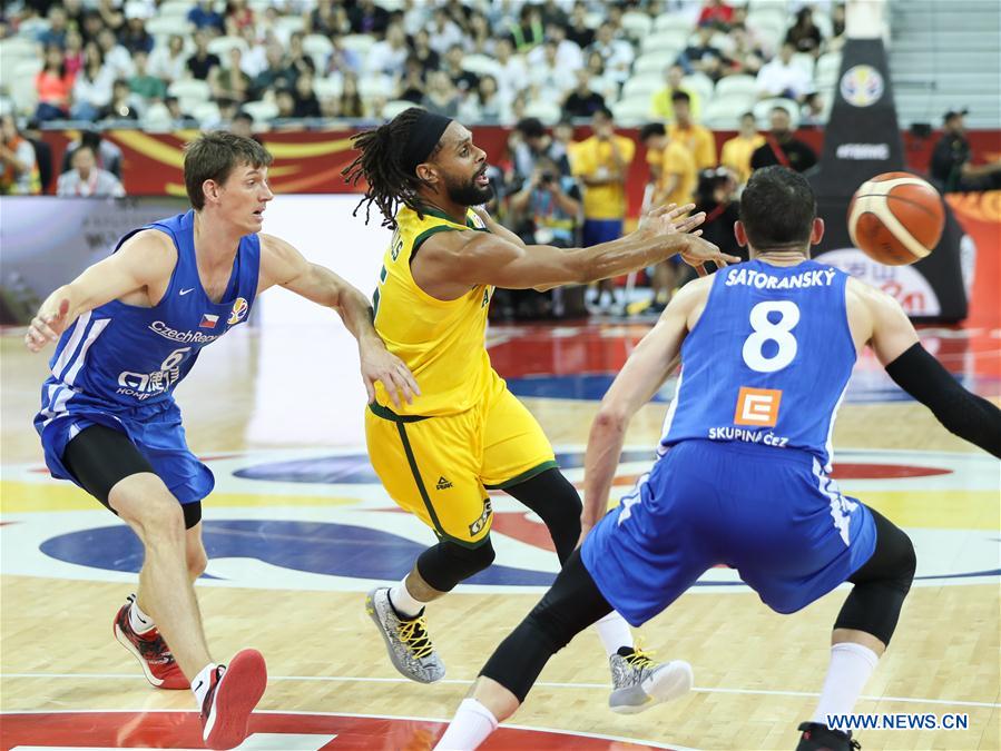 (SP)CHINA-SHANGHAI-BASKETBALL-FIBA WORLD CUP-AUS VS CZE (CN)