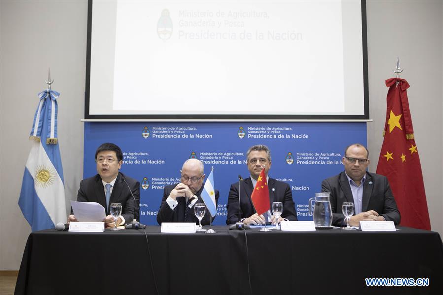 ARGENTINA-BUENOS AIRES-CHINA-AGREEMENT-SOYBEAN MEAL