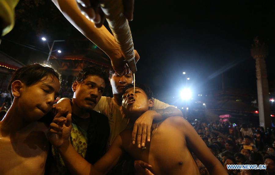 NEPAL-KATHMANDU-INDRAJATRA FESTIVAL-CELEBRATION