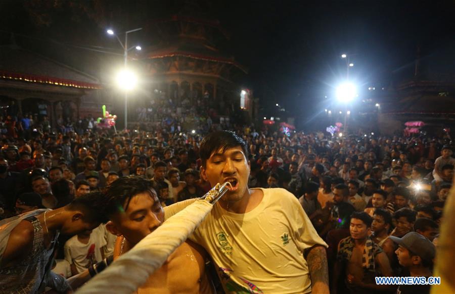 NEPAL-KATHMANDU-INDRAJATRA FESTIVAL-CELEBRATION