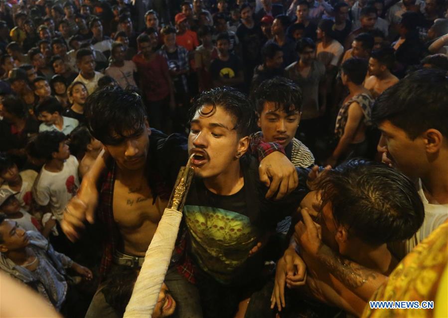 NEPAL-KATHMANDU-INDRAJATRA FESTIVAL-CELEBRATION