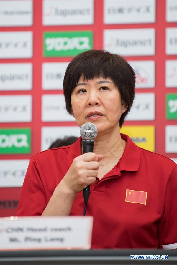 (SP)JAPAN-YOKOHAMA-VOLLEYBALL-WOMEN'S WORLD CUP-PRESS CONFERENCE