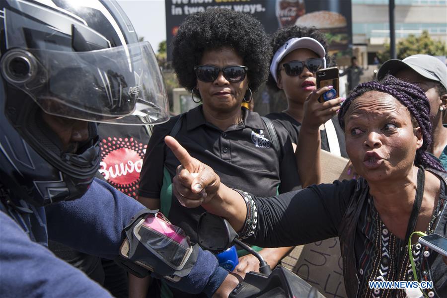SOUTH AFRICA-JOHANNESBURG-PROTEST-GENDER VIOLENCE