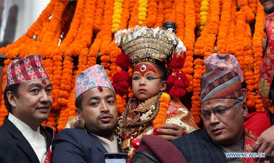 NEPAL-KATHMANDU-INDRAJATRA FESTIVAL-CELEBRATION