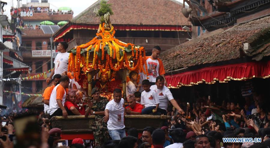 NEPAL-KATHMANDU-INDRAJATRA FESTIVAL-CELEBRATION