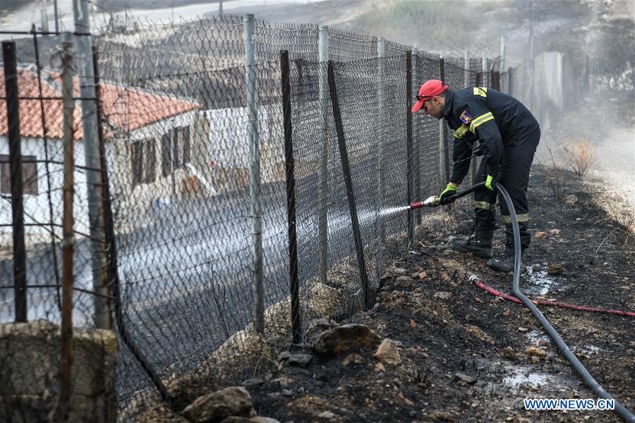 GREECE-SARONIDA-WILDFIRE